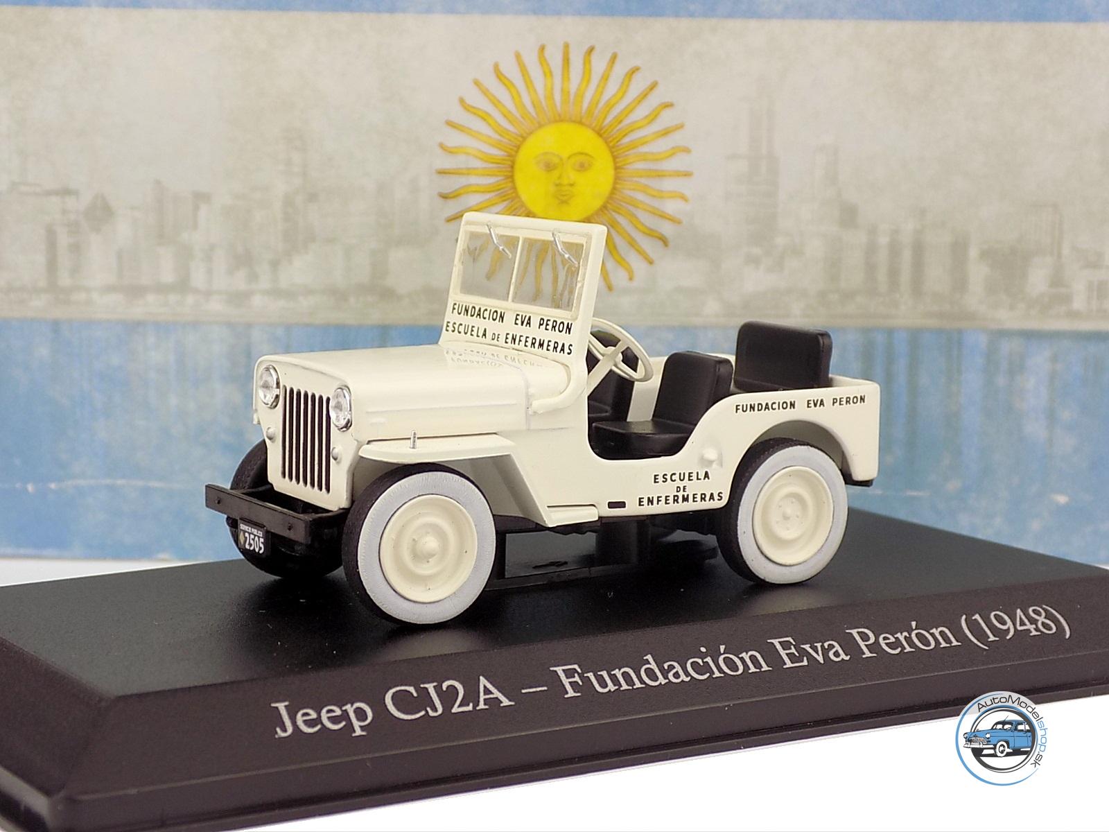 JEEP CJ2A - 1:43 Altaya / Salvat Argentina
