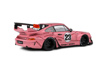 PORSCHE 911 993 RWB BODYKIT N 23 PINK PIG COUPE 2020 - 1:18 SOLIDO - Image 4