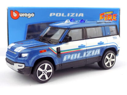 LAND ROVER DEFENDER 110 POLIZIA ITALY  - 1:43 BBURAGO