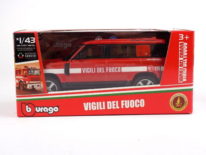 LAND ROVER DEFENDER 110 HASIČI ITALY  - 1:43 BBURAGO - Image 4