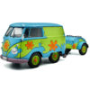 VOLKSWAGEN - T1 VAN KOOL "GHOSTHUNTERS" S PRÍVESOM 1950 - 1:18 SOLIDO