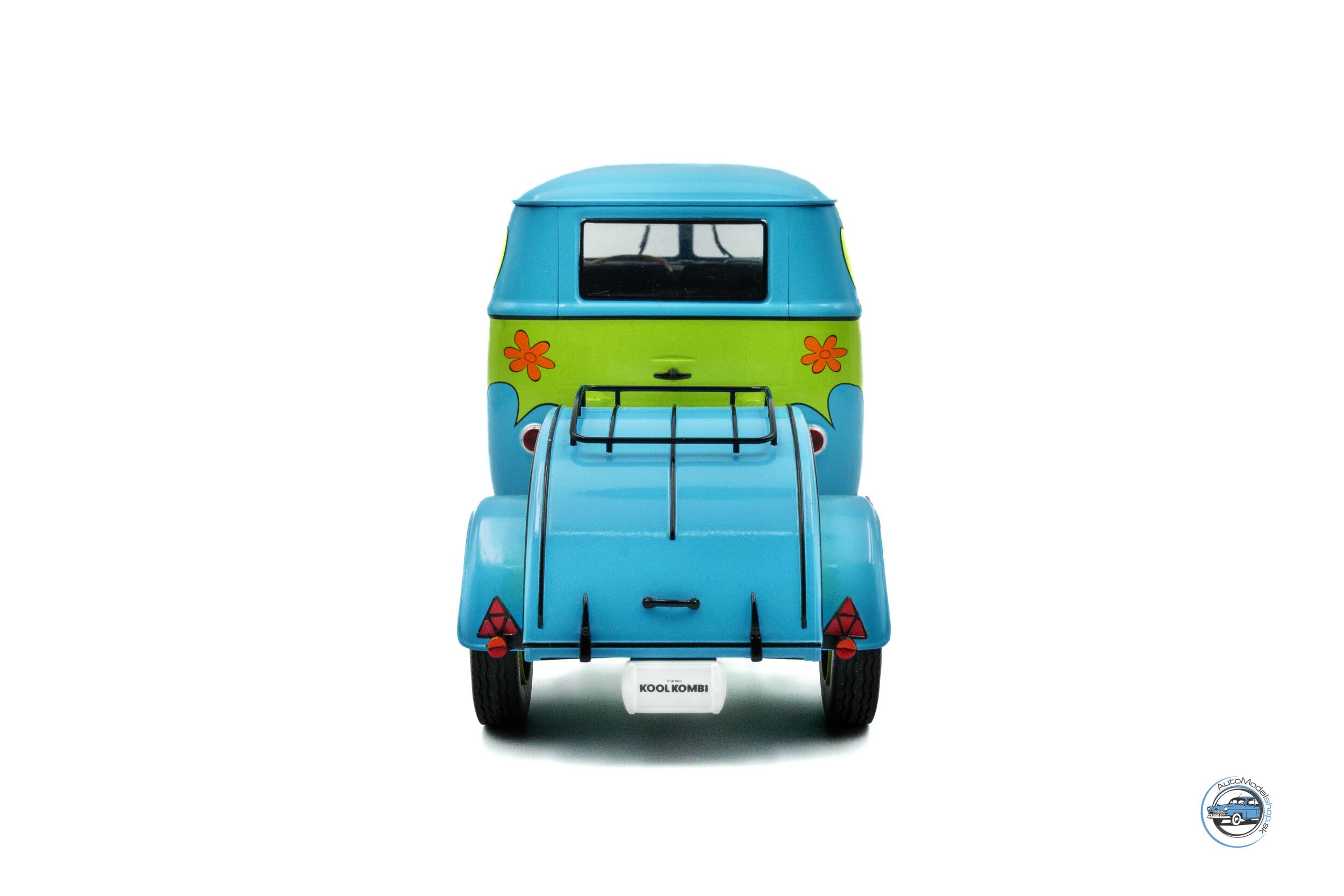 VOLKSWAGEN - T1 VAN KOOL "GHOSTHUNTERS" S PRÍVESOM 1950 - 1:18 SOLIDO - Image 3