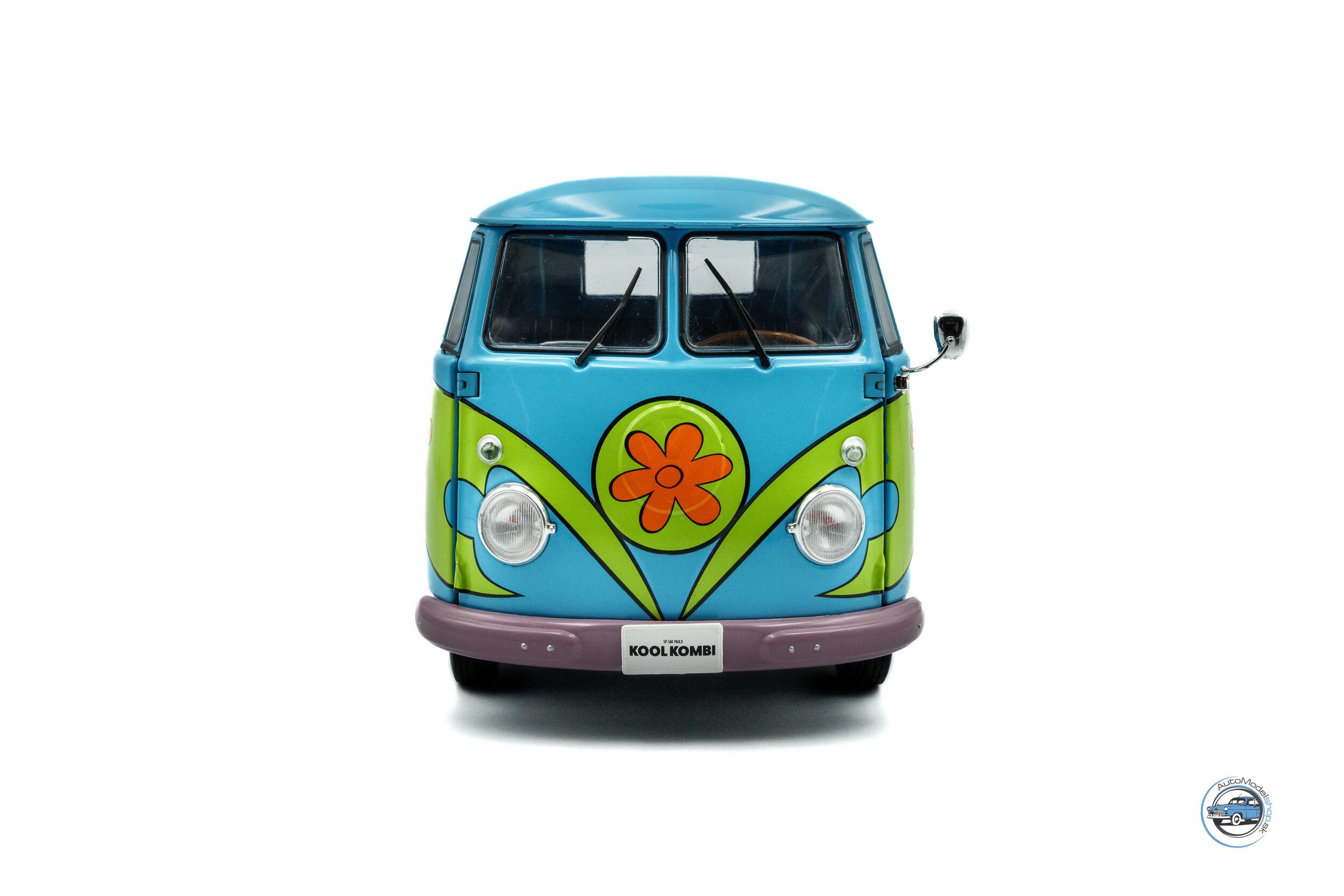 VOLKSWAGEN - T1 VAN KOOL "GHOSTHUNTERS" S PRÍVESOM 1950 - 1:18 SOLIDO - Image 6