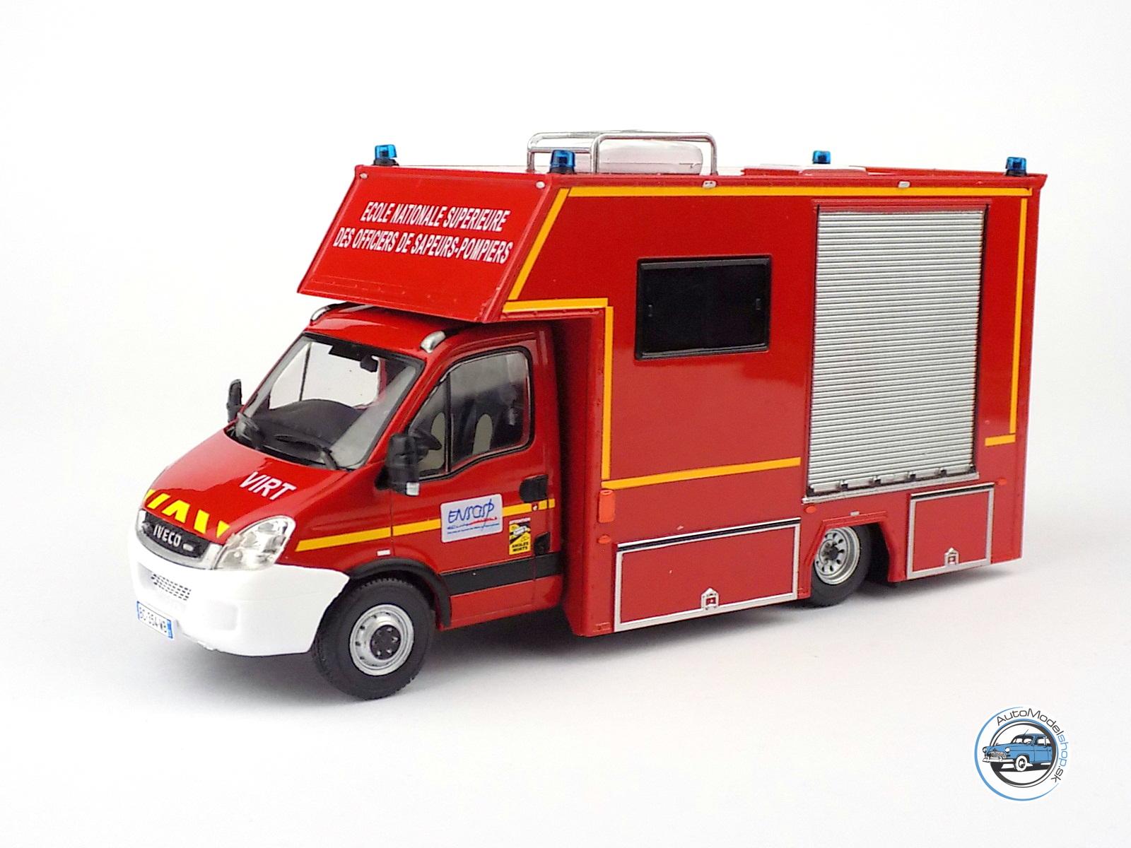 IVECO DAILY VAN ZÁSAHOVÉ VOZIDLO HASIČI 2014- ZÁCHRANÁRI - 1:43 DeA
