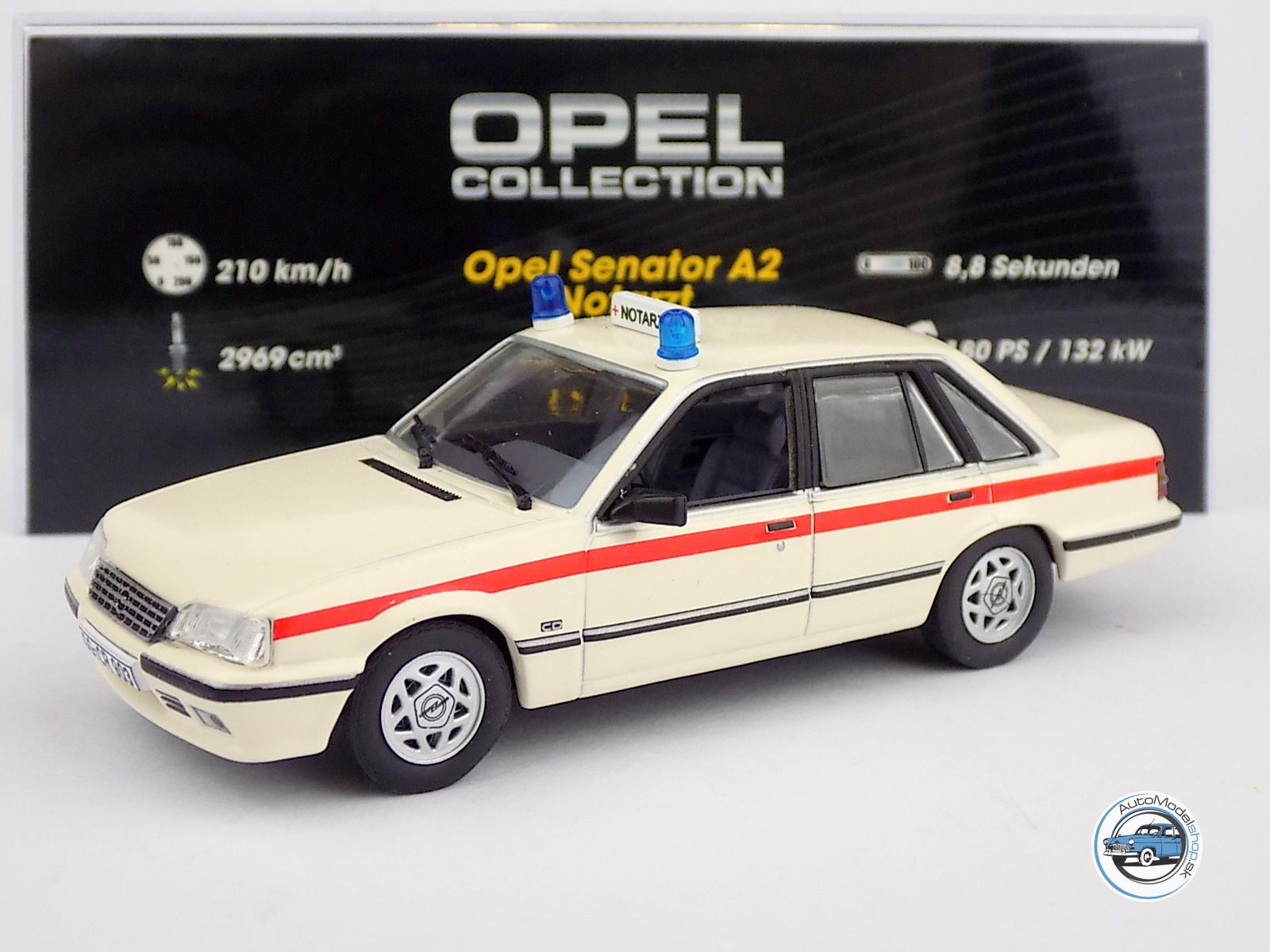OPEL SENATOR A2 NOTARZT AMBULANCE 1982 - 1:43 HACHETTE - Image 2