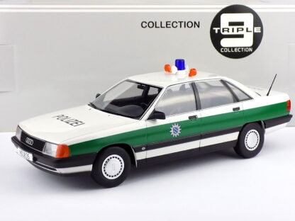 AUDI 100 (C3) POLIZEI GERMANY 1989 - 1:18 TRIPLE9