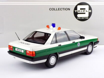 AUDI 100 (C3) POLIZEI GERMANY 1989 - 1:18 TRIPLE9 - Image 2