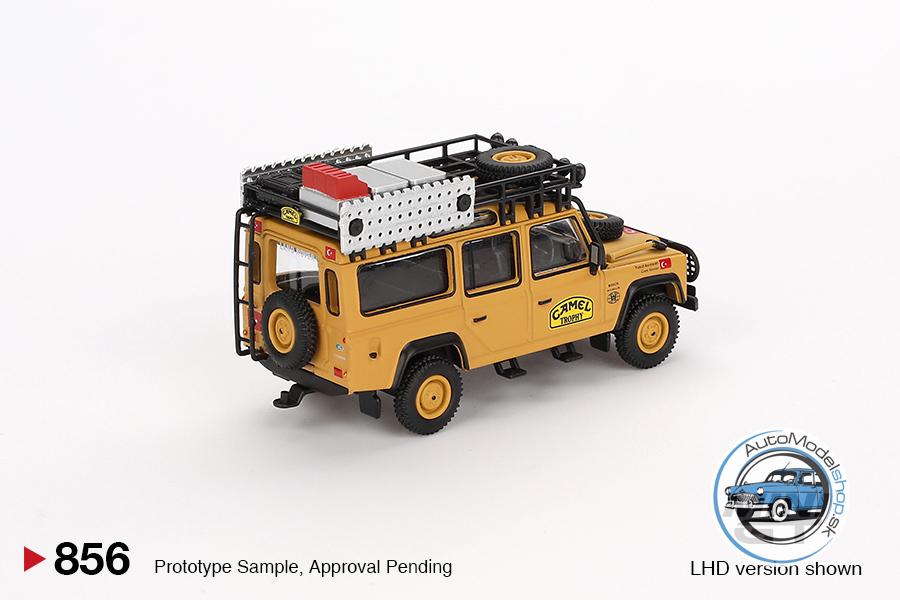 Land Rover Defender 110 1989 Camel Trophy Amazon Team Turkey Exclusive 1:64 MiniGT - Image 3