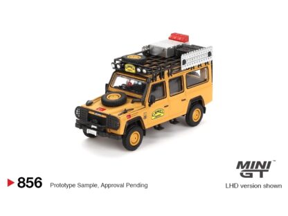 Land Rover Defender 110 1989 Camel Trophy Amazon Team Turkey  Exclusive 1:64 MiniGT