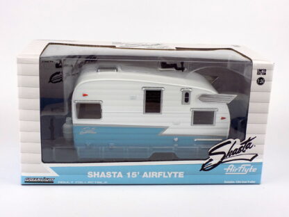 OBYTNÝ PRÍVES SHASTA AIRFLYTE 15 ROULOTTE 1961 - 1:24 GREENLIGHT - Image 6