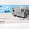 OBYTNÝ PRÍVES SHASTA AIRFLYTE 15 ROULOTTE 1961 - 1:24 GREENLIGHT - Image 4