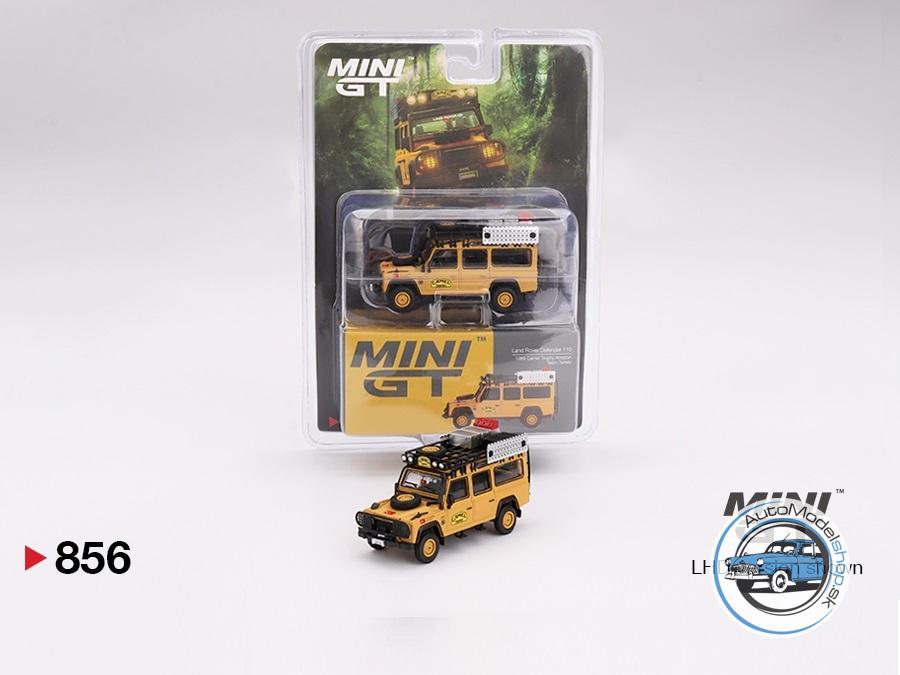 Land Rover Defender 110 1989 Camel Trophy Amazon Team Turkey Exclusive 1:64 MiniGT - Image 4