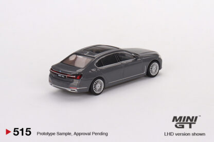 BMW 750Li xDrive Bernina Grey - 1:64 MiniGT - Image 3