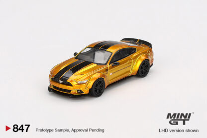 LB-WORKS FORD MUSTANG LB Gold - 1:64 MiniGT - Image 2