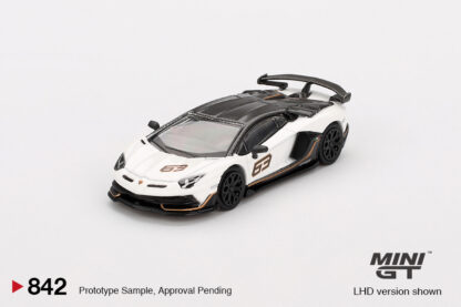 Lamborghini Aventador SVJ 63 Bianco Asopo - 1:64 MiniGT - Image 3