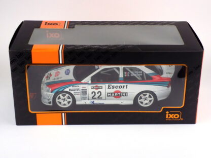 FORD ESCORT WRC TEAM MARTINI RACING JOLLY CLUB N 22 RALLY SANREMO 1998 ANGELO MEDEGHINI - BARBARA CAPOFERRI MEDEGHINI - 1:18 IXO - Image 3