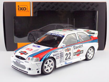 FORD ESCORT WRC TEAM MARTINI RACING JOLLY CLUB N 22 RALLY SANREMO 1998 ANGELO MEDEGHINI - BARBARA CAPOFERRI MEDEGHINI - 1:18 IXO