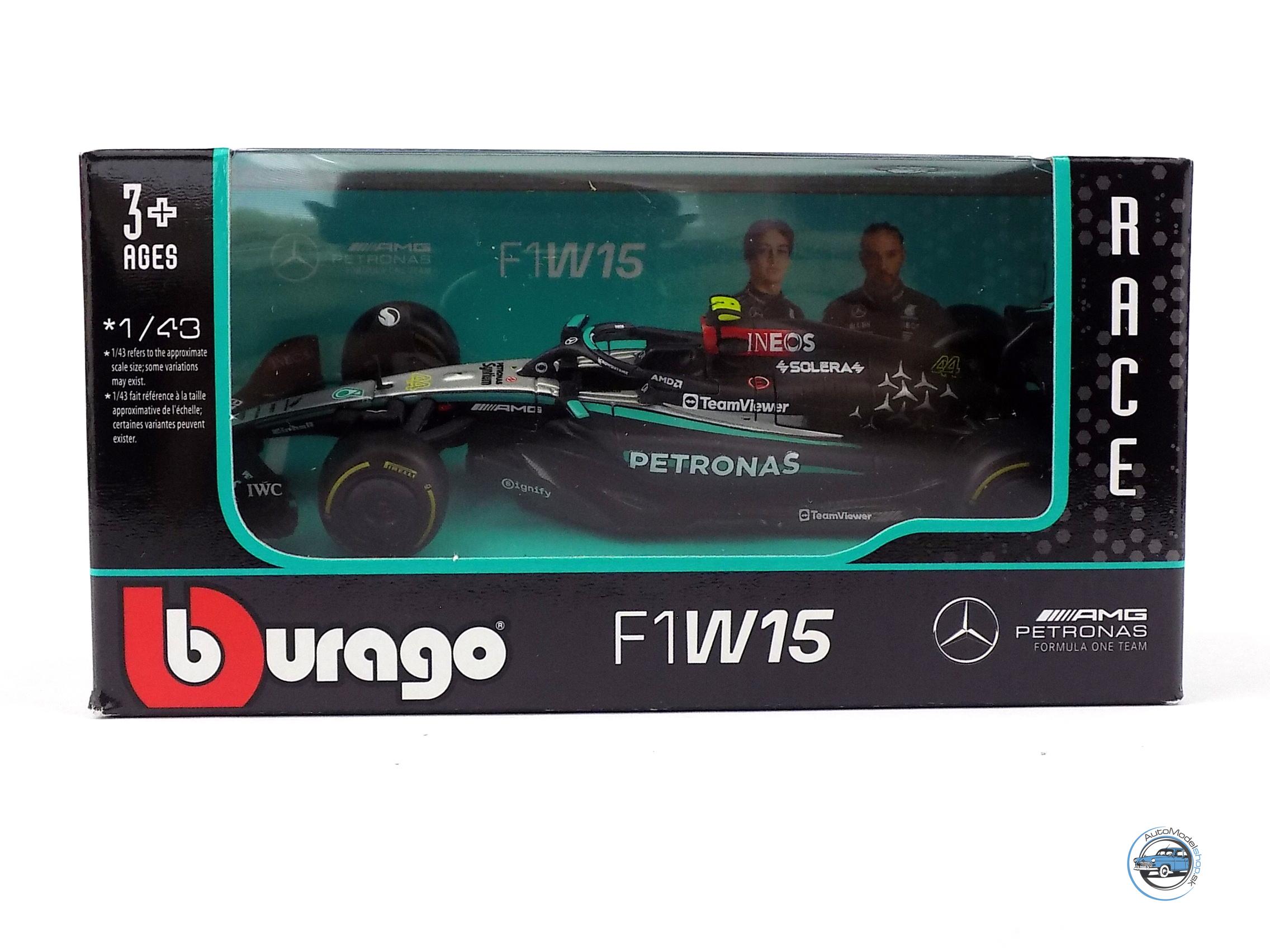 MERCEDES GP F1 W15 EQ PERFORMANCE TEAM AMG PETRONAS MOTORSPORT N 44 SEZÓNA 2024 LEWIS HAMILTON - 1:43 BBURAGO - Image 4