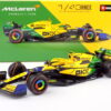 McLAREN F1 MCL38 TÍM MCLAREN N 4 4. VC MONAKA (30. VÝROČIE SENNY) 2024 LANDO NORRIS - 1:43 BBURAGO