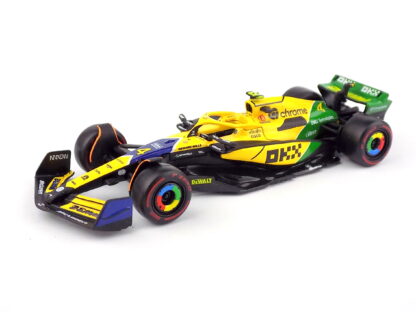 McLAREN F1 MCL38 TÍM MCLAREN N 4 4. VC MONAKA (30. VÝROČIE SENNY) 2024 LANDO NORRIS - 1:43 BBURAGO - Image 2