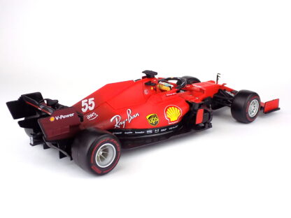 FERRARI F1 SF21 TEAM SCUDERIA FERRARI MISSION WINNOW N 55 SEASON 2021 CARLOS SAINZ - 1:18 BBURAGO - Image 3