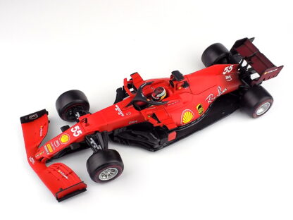 FERRARI F1 SF21 TEAM SCUDERIA FERRARI MISSION WINNOW N 55 SEASON 2021 CARLOS SAINZ - 1:18 BBURAGO - Image 5