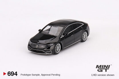 Mercedes-Benz EQS 580 4MATIC čierny - 1:64 MiniGT - Image 2
