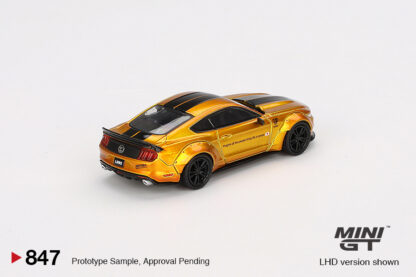 LB-WORKS FORD MUSTANG LB Gold - 1:64 MiniGT - Image 3