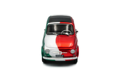 FIAT 500 TRIBUTE TALIANSKA TRIKOLORA 1965 - 1:18 SOLIDO - Image 6