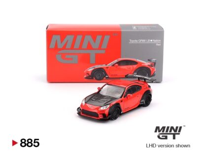Toyota GR86 LB★Nation Red - 1:64 MiniGT