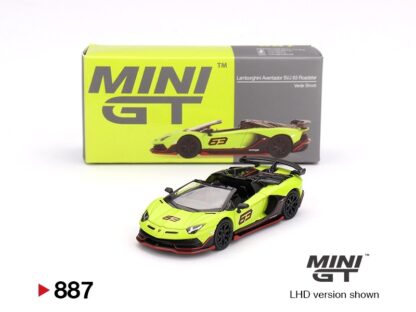 Lamborghini Aventador SVJ 63 Roadster Verde Shock - 1:64 MiniGT
