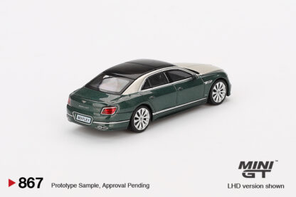 Bentley Flying Spur White Sand Verdant - 1:64 MiniGT - Image 3