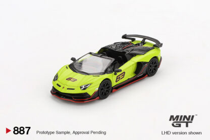 Lamborghini Aventador SVJ 63 Roadster Verde Shock - 1:64 MiniGT - Image 2
