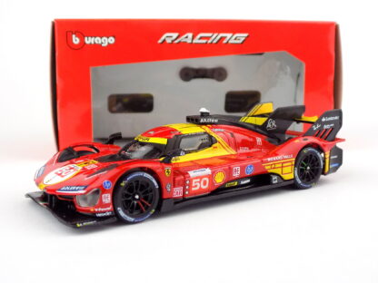 FERRARI  499P 3.0L TURBO V6 TEAM FERRARI AF CORSE No.50 VÍŤAZ 24h LE MANS 2024 ANTONIO FUOCO - 1:43 BBURAGO