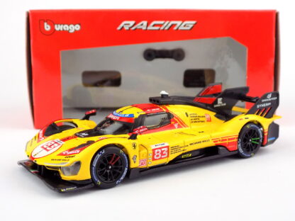 FERRARI 499P 3.0L TURBO V6 TEAM AF CORSE No.83 24h LE MANS 2024 ROBERT KUBICA - 1:43 BBURAGO