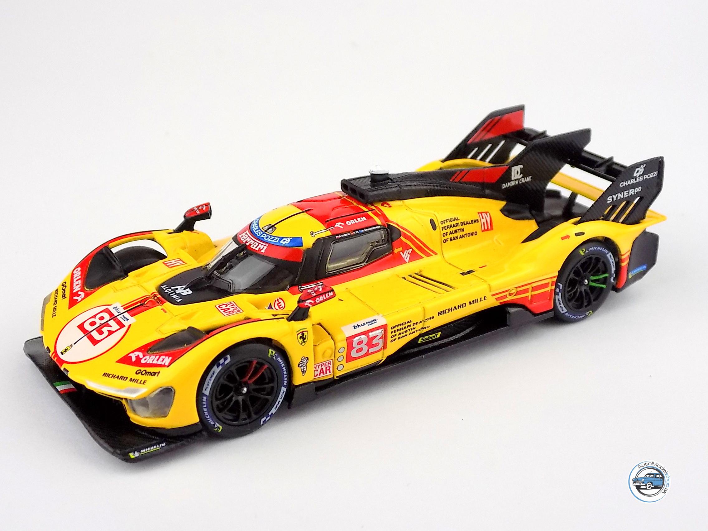 Miniatura Carro Ferrari 499P 3.0l Turbo V6 - #51 Winner 24h Le Mans 2023 1 24 Burago 18 26309 Miniatura Carro Ferrari 499P 3.0l Turbo V6 - #51 Winner 24h Le Mans 2023 1 24 Burago 18 26309