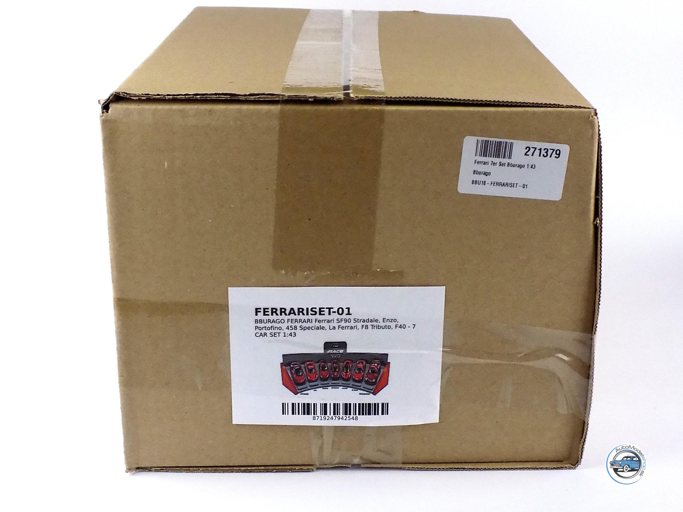 Sada 7x Ferrari - 1:43 Bburago - Image 7