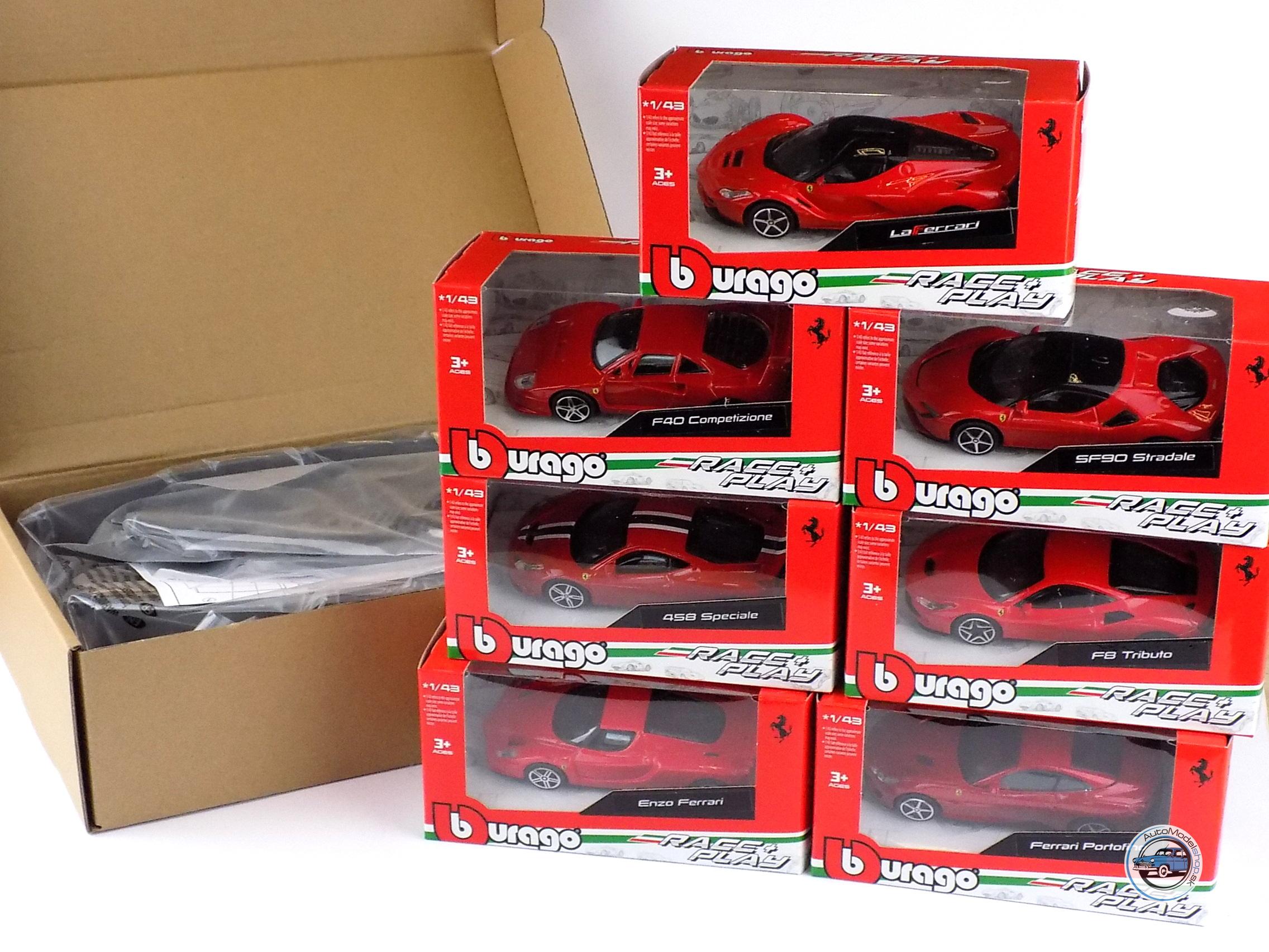 Sada 7x Ferrari - 1:43 Bburago - Image 6