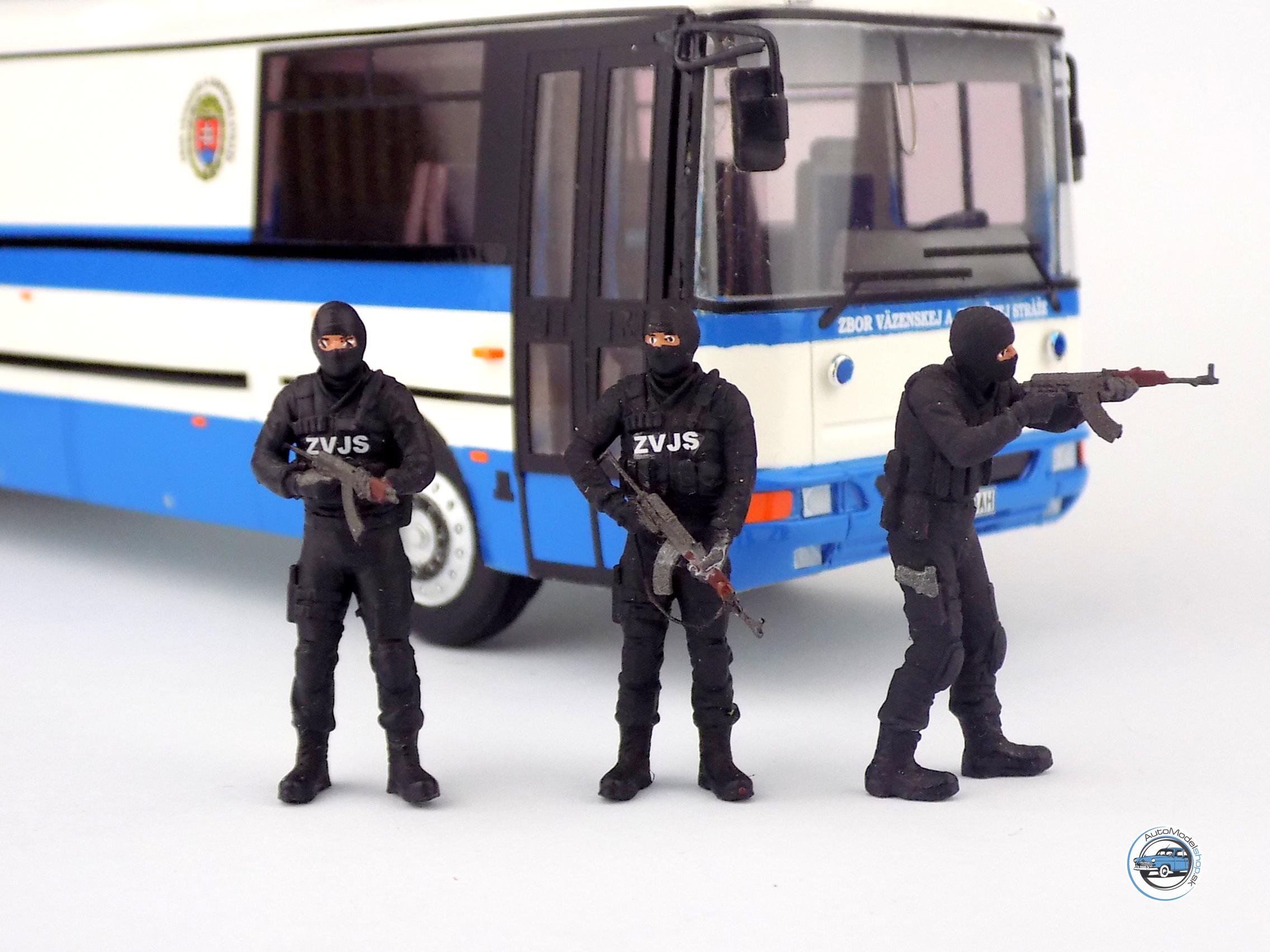 3set príslušníkov ZVJS 1:43