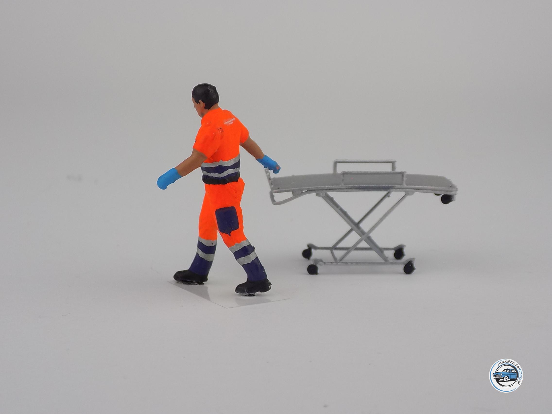 Figúrka záchranára s nosidlami 1:43 typ II - Image 3