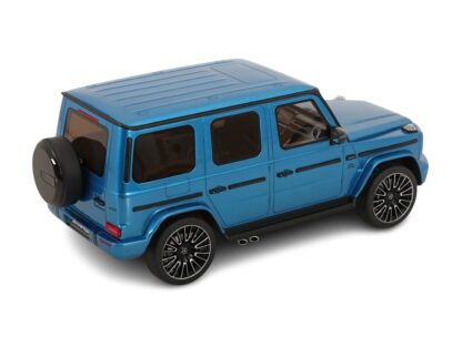 MERCEDES BENZ G 63 AMG HYPER BLUE MANGO 2024 - 1:18 GT SPIRIT - Image 2