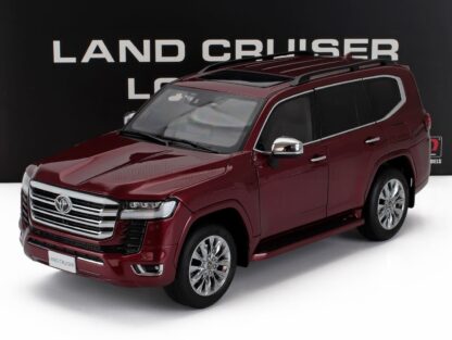 TOYOTA LAND CRUISER 300-ZX 2024 - ČERVENÁ - 1:18 LCD MODEL