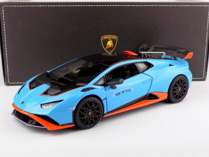 LAMBORGHINI HURACAN STO 2012 BLUE - 1:18 RASTAR