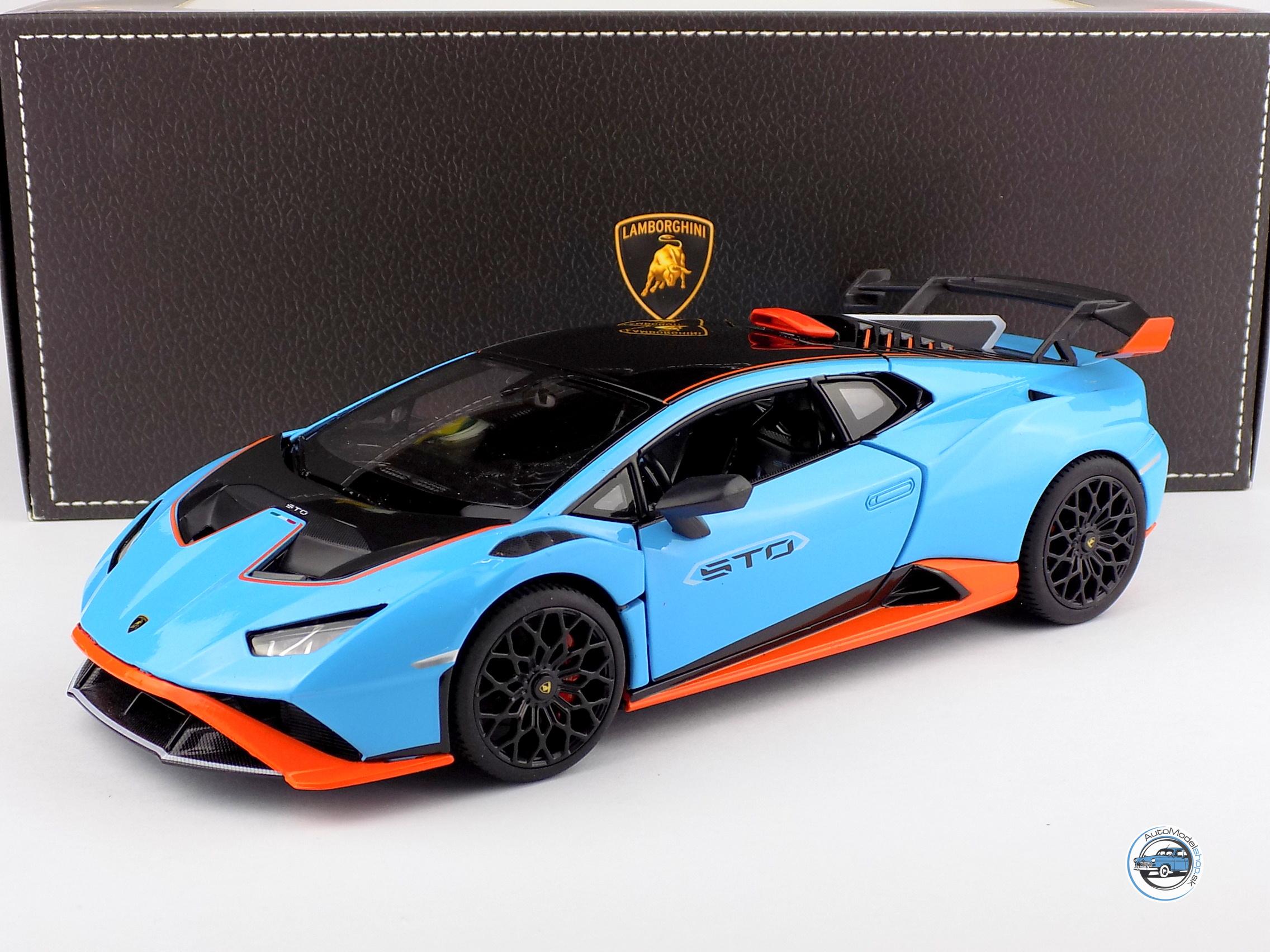 LAMBORGHINI HURACAN STO 2012 BLUE - 1:18 RASTAR