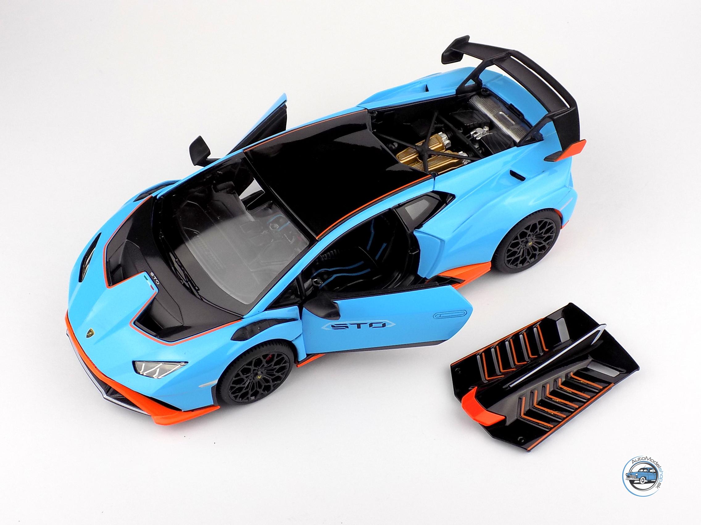 LAMBORGHINI HURACAN STO 2012 BLUE - 1:18 RASTAR - Image 4