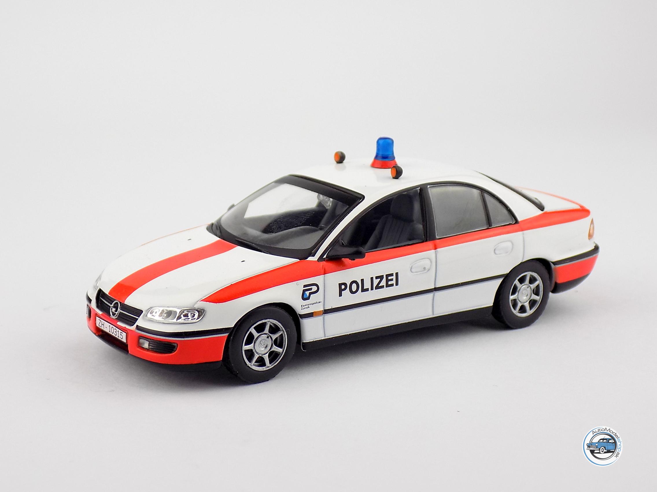 OPEL OMEGA POLIZEI - POLÍCIA ŠVAJČIARSKO - 1:43 DeA ( Bazárový tovar ) - Image 2