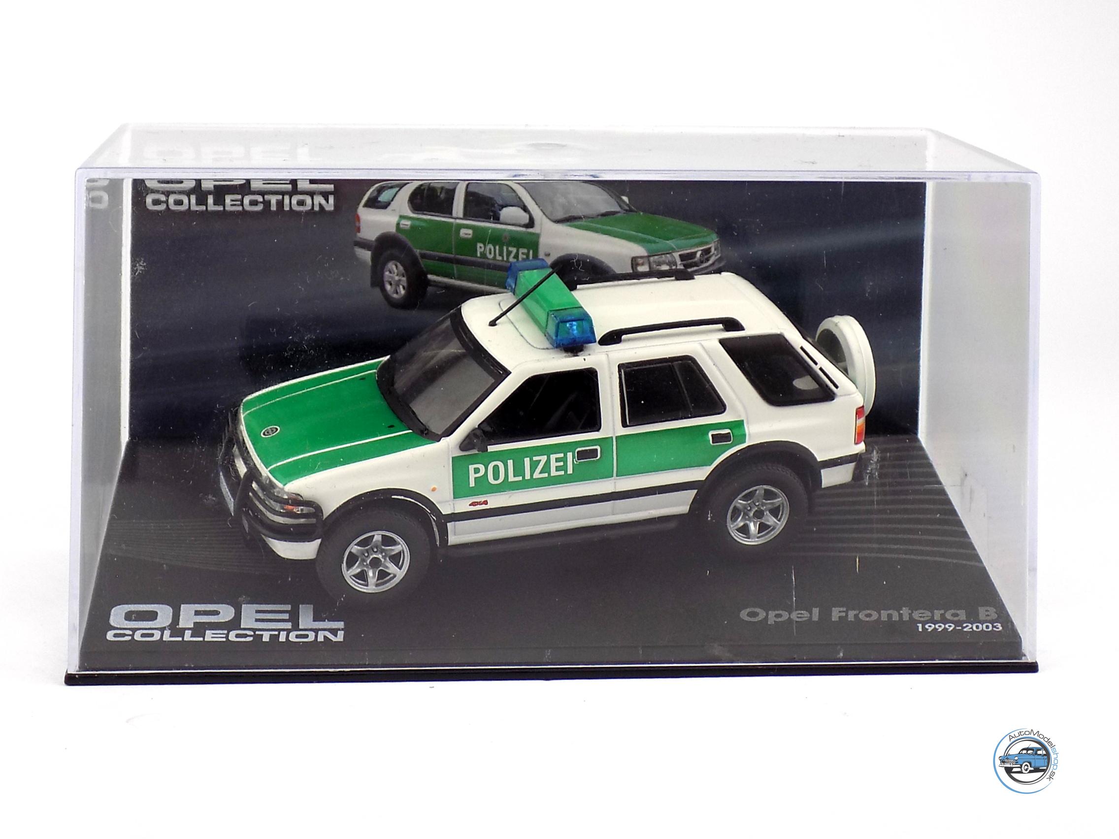 OPEL FRONTERA B POLIZEI – POLÍCIA NEMECKO – 1:43 DeA ( Bazárový tovar ) - Image 4