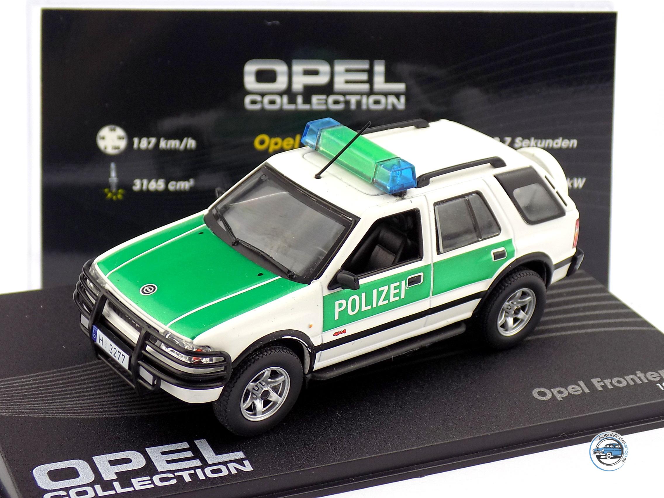 OPEL FRONTERA B POLIZEI – POLÍCIA NEMECKO – 1:43 DeA ( Bazárový tovar )