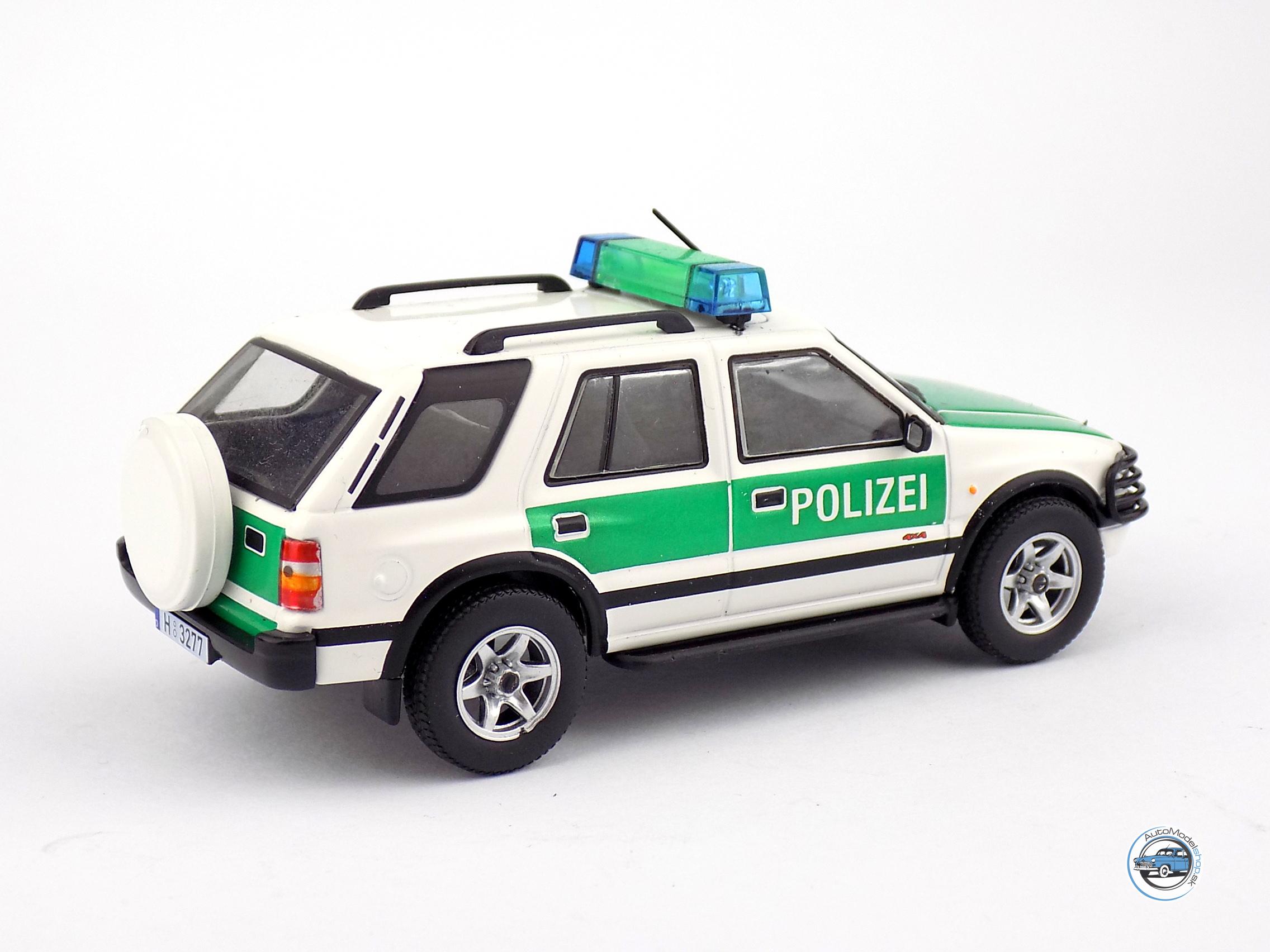 OPEL FRONTERA B POLIZEI – POLÍCIA NEMECKO – 1:43 DeA ( Bazárový tovar ) - Image 3