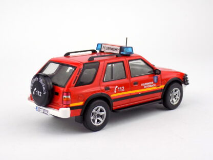 OPEL FRONTERA A FEUERWEHR – HASIČI NEMECKO – 1:43 DeA ( Bazárový tovar ) - Image 3